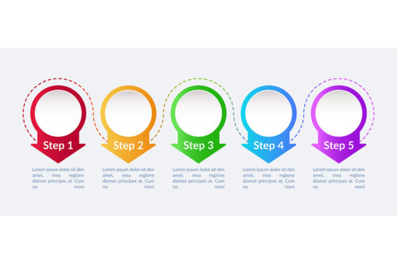 College Admission Stages Vector Design Guide