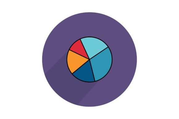 Flat Icon - Business Pie Chart: A Practical Asset for Data Visualization