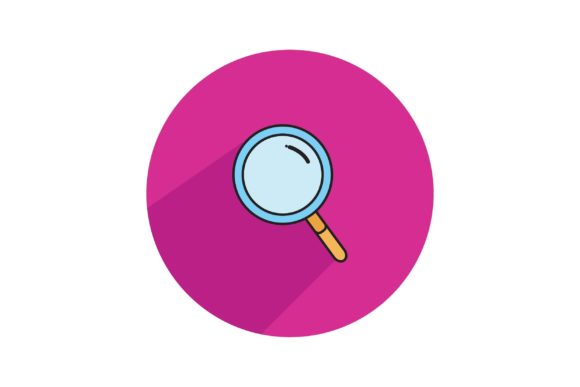 Flat Icon - Business Search: Visual Asset Guide