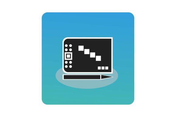 Flat Icon Creative Digital Artwork