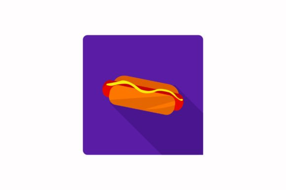 Integrating Flat Icon - Food Hotdog into Professional Design Workflows
