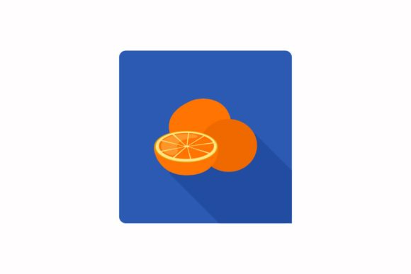 Maximizing Design Versatility with Flat Icon - Food a Slice of Orange