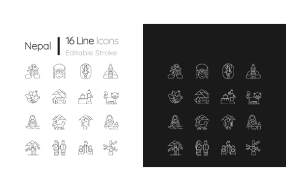 Nepal Cultural Heritage Icons Bundle: A Designer’s Guide to Authentic Visual Storytelling